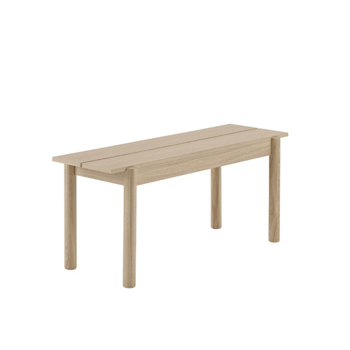 Linear Wood Bench 110x34cm