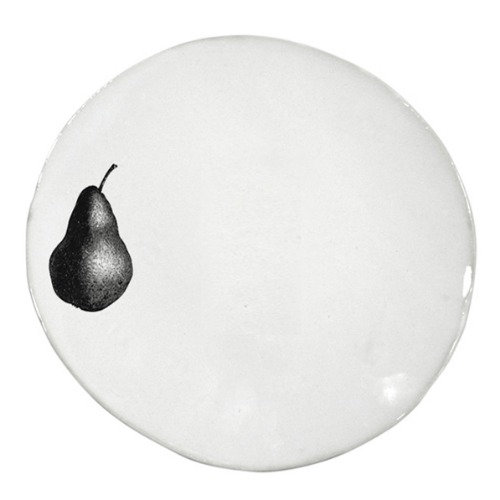 Souvenir Big Round Plate Pear