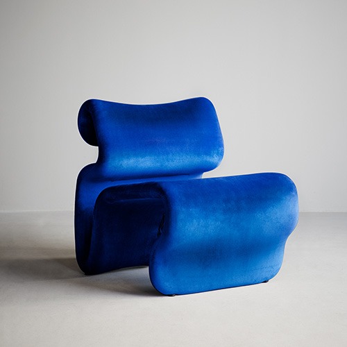 Etcetera Easy Chair Klein Blue