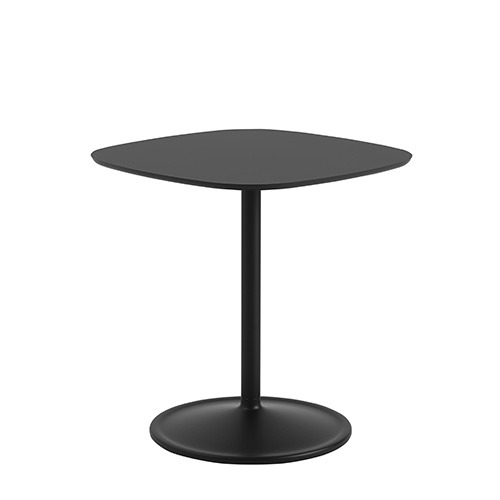 Soft Café Table Black Nanolaminate/Black 6 Sizes