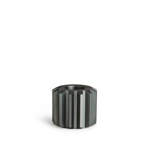 Gear Candle Holder Cold Grey Wide