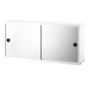 Cabinet With Mirror Doors White