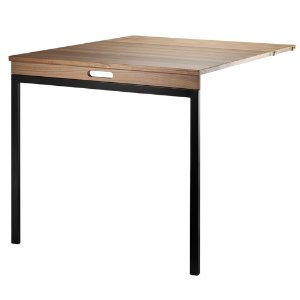 Folding Table Walnut/Black