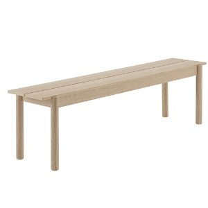 Linear Wood Bench 170x34cm