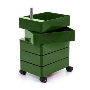 360° Container 5 Drawers Green