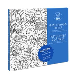 Giant Coloring Poster - Amsterdam