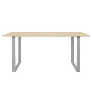 70/70 Table Solid Oak/Grey