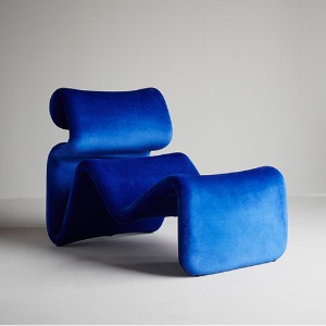 Etcetera Lounge Chair Klein Blue