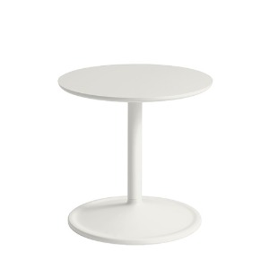 Soft Side Table Off-White Linoleum/Off-White Ø 48 x H 40 cm 30%