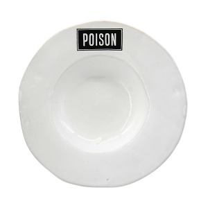 Berlin Deep Plate With Broad Rim Poison