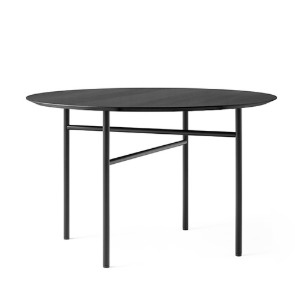 Snaregade Round Table Ø120  Light Grey Steel/Mushroom Linoleum 현 재고