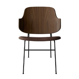 The Penguin Lounge Chair Black Steel/Walnut/Dakar 0329 