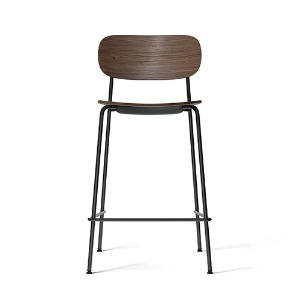 Co Counter Chair Black Steel/Dark Stained Oak 전시 상품 (20%할인)