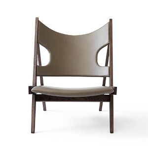 Knitting Lounge Chair Dark Stained Oak Base/Dakar 0311