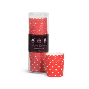 Baking Cup Red Stars