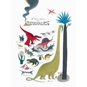 I have a dream about Dinosaurs 50x70cm