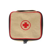 First Aid Kit Beige Mini Storage Bag