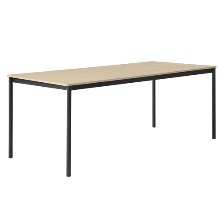 Base Table Oak Veneer/Plywood/Black