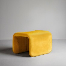 Etcetera Footstool Canary Yellow