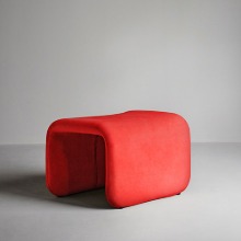 Etcetera Footstool Chili Red