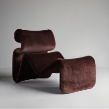 Etcetera Lounge Chair Chocolate Brown