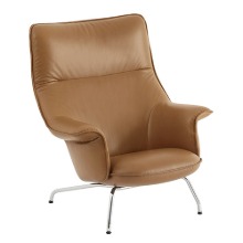 Doze Lounge Chair  Cognac Refine Leather