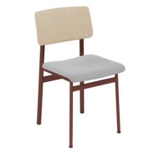 Loft Chair Steelcut 140/Oak/Deep Red 