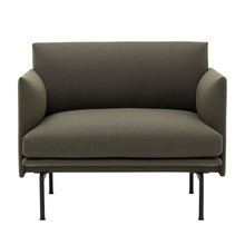 Outline Chair Textile/Black Base