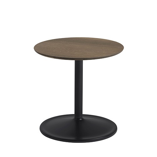 Soft Side Table 	Solid Smoked Oak/Black 4 Sizes