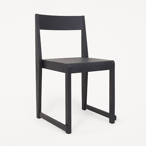 Chair 01 Ash Black Wood