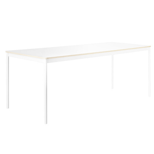 Base Table White Laminate/Plywood/White  현 재고