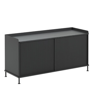 Enfold Sideboard 124x45 H63cm  Black/Black