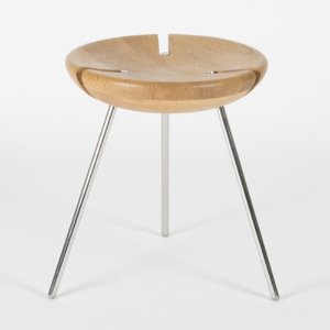 Tribo Stool Polished Stainless Steel