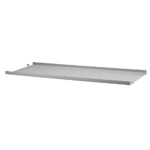 Metal Shelf Low Grey