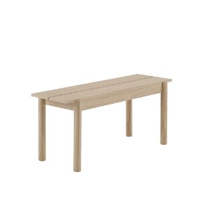 Linear Wood Bench 110x34cm