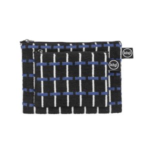 Jacquard Albers Navy Pouch