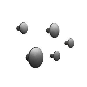 Dots Metal Set of 5 Black