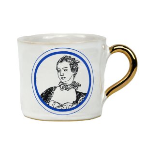 Alice Medium Coffee Cup  Madame de Pompadour 
