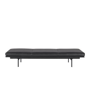 Outline Daybed  Refine Leather Black