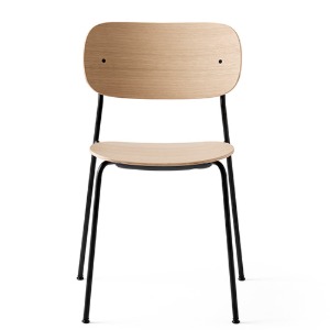 Co Chair Black Steel/Natural Oak