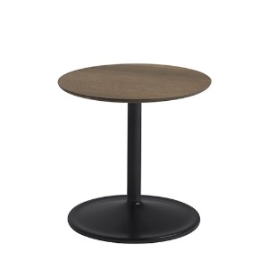 Soft Side Table 	Solid Smoked Oak/Black 4 Sizes