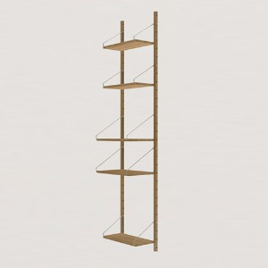 Shelf Library Natural H1852 W40 Section