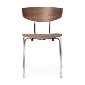 Herman Dining Chair Chrome Dark Stained Oak [체어 대전] 30%할인