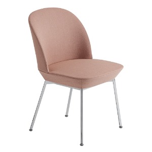 Oslo Side Chair Twill Weave 530/Chrome Legs 전시 상품(40%할인)