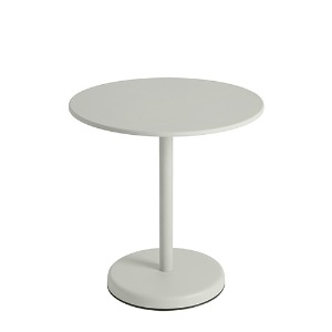 Linear Steel Café Table Ø70cm   / black 현 재고