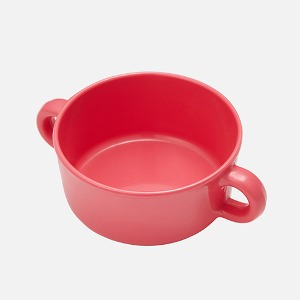 Glam Pink Soup Bowl Coral Pink
