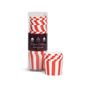 Baking Cup Red Stripes