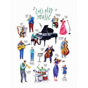 Let&#039;s Play Music 50x70cm