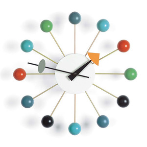 Ball Clock Multicoloured