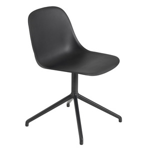 Fiber Side Chair Swivel Base W.Return Black [체어 대전] 30%할인